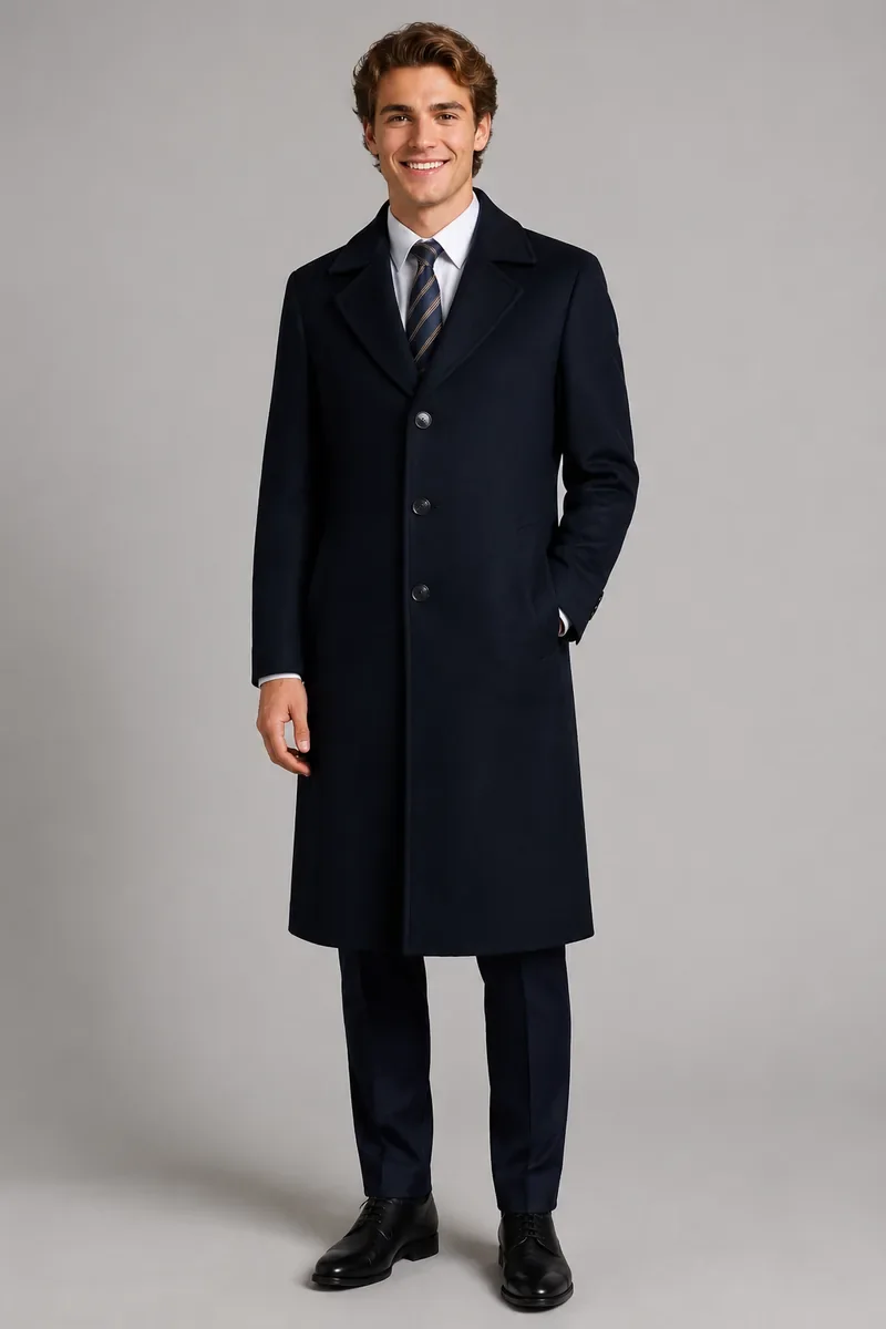 Custom wool overcoat manufacturer GAZO 44